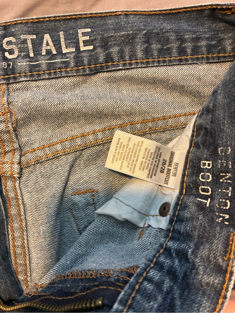 Aeropostale Men's Light Blue Bootcut Jeans